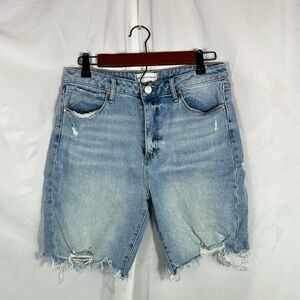 Articles of Society light wash bermuda shorts size 28